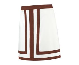 Par69 - Buck Skirt - white/camel - L