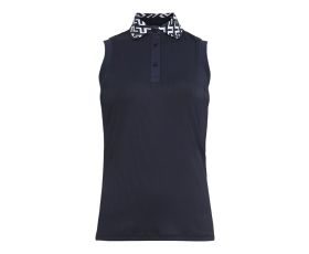 J. LINDEBERG Lale Sleeveless Golf Top Marine blauw - L