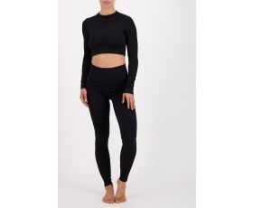 Lune Active - Luna High-waisted Rib Legging - zwart - M