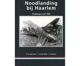 geschiedenisboek getiteld noodlanding bij haarlem