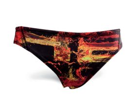 Zwembroek geprint in de kleuren van 5 verschillende landen