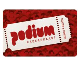 Podiumcadeaukaart