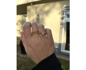 Ring Vintage Moonstone Marquise